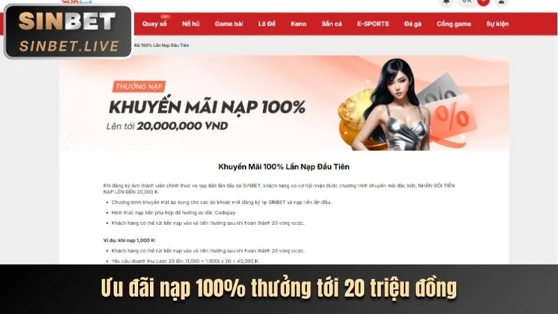 Thưởng Nạp Tiền Hàng Ngày Maxvin
